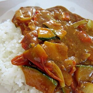 南瓜とツナのカレー